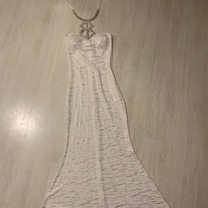 White dress with bling!